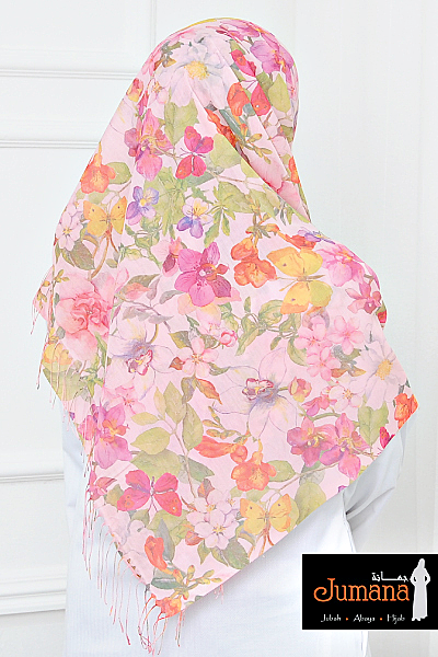 Shawl Spring Garden - Light Peach