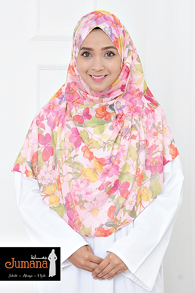 Shawl Spring Garden - Light Peach