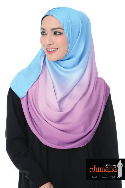Shawl Rainbow - Blue Purple
