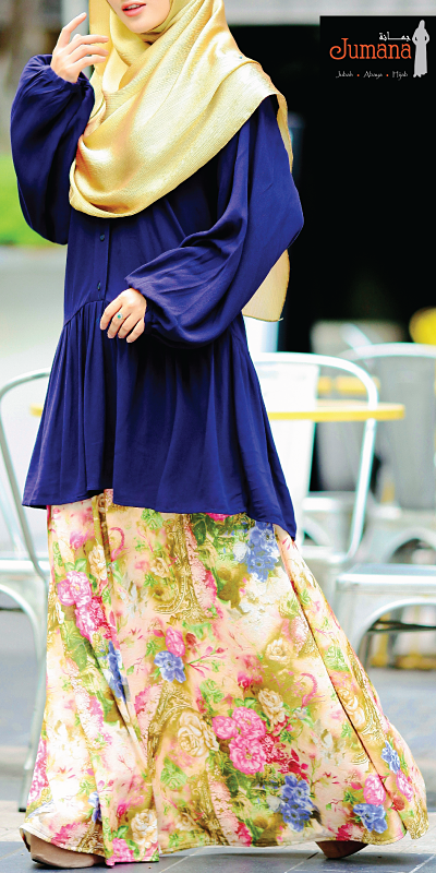 Skirt - Abstract Cream Pink