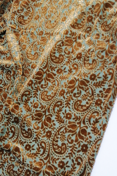 Tudung Syria Gold Light Turq