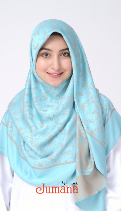 Square Hijab - RP Classic Blue