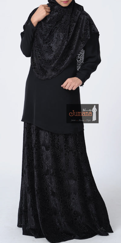 Velvet Skirt - Black