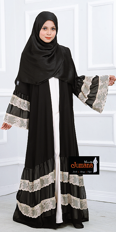 Abaya Ruffles - New Arrival