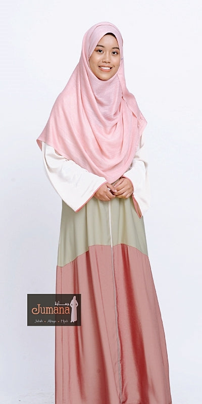 Abaya Qaisara Dusty Pink