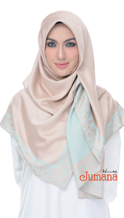 Square Hijab - Rosa P2