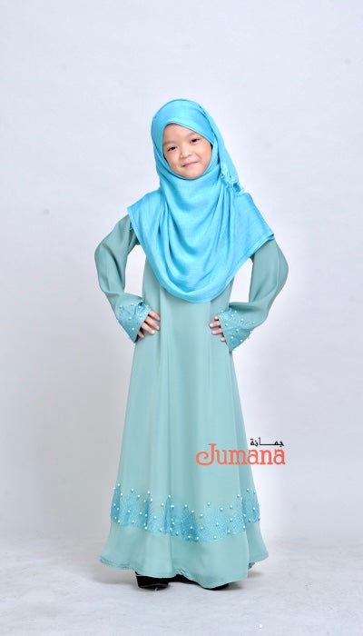 Abaya Girls - Princess Lulu Turquoise